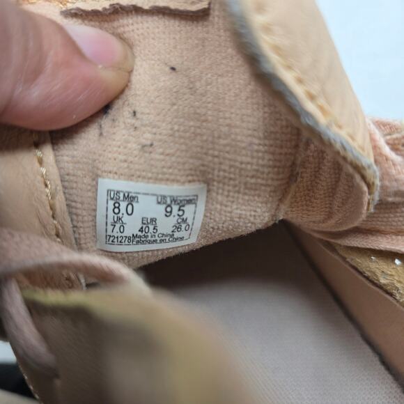 Vans Womens Sk8-Hi Beige Perforated High-Top Sneakers Size 9.5 - Picture 8 of 8